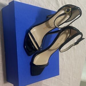 Stuart Weitzman Glossy Black Heels